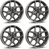 BORBET 4 velgen, model Y, 7.5x17 inch, ET32, 5x120, TITAM, geschikt voor Saab 9-5. Alufelgen