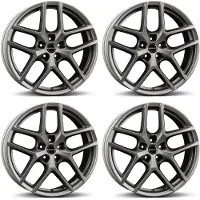 BORBET 4 velgen, model Y, 8.5x19 inch, ET48, 5x114.3, kleur TITAM, geschikt voor Toyota C-HR en Camry. Alufelgen