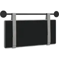 vidaXL Hangend hoofdbord Lichtgrijs Fluweel