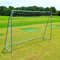 Northix Voetbaldoel met net, stalen frame, 240 cm