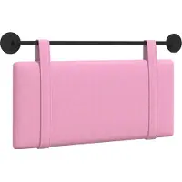 vidaXL Hangend hoofdbord Roze Stof