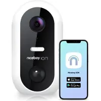 Niceboy Guardian G2: Full HD, Wi-Fi, buitenbeveiligingscamera met batterij