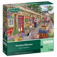 Falcon Jumbo - Station Blooms - legpuzzel 1000 stukjes - meerkleurig