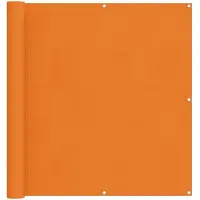 vidaXL Balkonscherm 110 x 200 cm Oxford Stof Rechthoekig Oranje