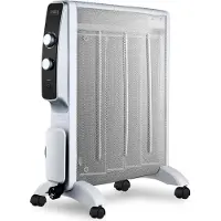 Trebs 99400 - Mobiele thermische verwarming met wielen - Wit