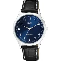 Q&Q Analoog horloge navy / zwart / zilver