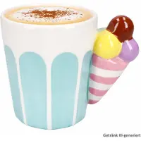 MamboCat Koffiemok EIS Blauw met 3D-optiek van dolomiet – 24307562