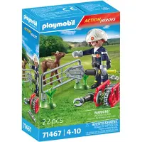 Playmobil 71467 Action Heroes Dierenbescherming Brandweer
