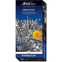 Staedtler Pigment Liner 308 0.1mm Markeerstift 10 Eenheden