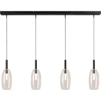 Masterlight 4L hanglamp Ø 11,5cm Lido Olive met helder glas
