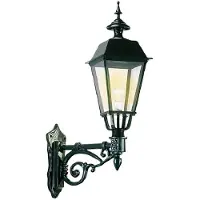 Ks Verlichting Muurlamp Nostalgie Bonn Zwart