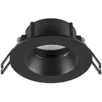 SLV Onderdeel | NEW TRIA 68 | plafondinbouwring | D: 8.2 H: 3.4 cm | IP 65 | schwarzzwart