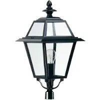 Ks Verlichting Nostalgische, vierkante lantaarn lamp Venlo K14A zwart