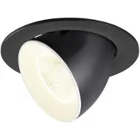 SLV Inbouwspot Numinos Gimble L zwart/wit 4000K - 20gr