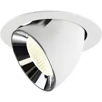 SLV Inbouwspot Numinos Gimble XL wit/chroom 4000K - 40gr