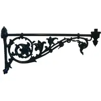 Ks Verlichting Nostalgische muursteun Middelburg zwart