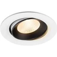 SLV Inbouwspot Numinos Move L wit/zwart 2700K - 40gr
