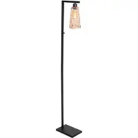 Steinhauer Vloerlamp Vidrio 3838ZW amber geel glas
