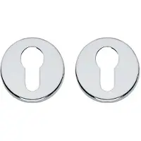 Intersteel Set van 2 cilinderrozetten Tira rond chroom
