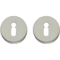 Intersteel Set van 2 sleutelrozetten Tira rond nikkel mat verdekt