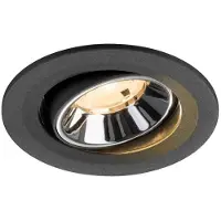 SLV Inbouwspot Numinos Move S zwart/chroom 2700K - 20gr