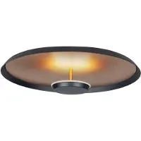 Highlight Strakke Plafondlamp Oro Zwart Met Goud Ø 45cm