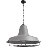 Masterlight Retro hanglamp Prato XXL 67 Grid wit met zwart