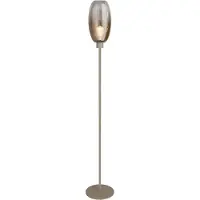 Masterlight Glazen vloerlamp Olive 1x E27 - zand