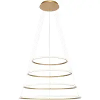 Paul Neuhaus Moderne Hanglamp Tessara Messing