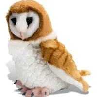Sonstige Verlage Knuffel Uil Junior 30 Cm Pluche Oranje/wit