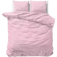 Dreamhouse dekbedovertrek Stone washed - roze - katoen - 1-persoons