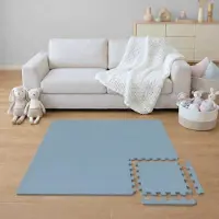 LittleTom 9-delige Kinder Puzzelmat - TÜV-getest - 30x30 cm EVA Foam Tegels met Randen - Opvouwbare Speelmat met Antislip Oppervlak - Isolerende Vloermat voor Kinderkamer