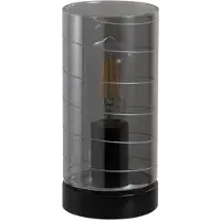 Searchlight Tafellamp Broughton smoke glas