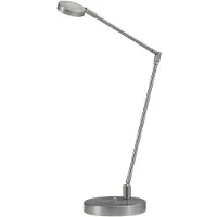 Masterlight Led tafellamp Denia 2 Elbow metaalgrijs