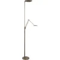 Highlight Klassieke Leeslamp Geneva Koper Brons Ø 23cm