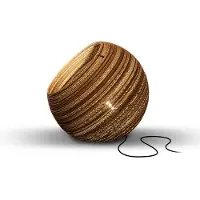 Think Paper Vloerlamp Globe 44 cm