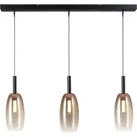 Masterlight 3L hanglamp Ø 11,5cm Lido Olive met gold-fading glas
