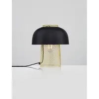 Lyora Tafellampje Sqube zwart met goud
