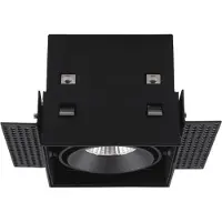 Artdelight Trimless inbouwspot Trofa zwart