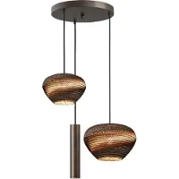 Masterlight Vide hanglamp Cartone met Think Paper kappen