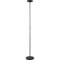 Masterlight Vloerlamp Scala zwart nikkel uplight