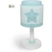 DALBER Tafellampje Baby Dreams blauw glow in the dark