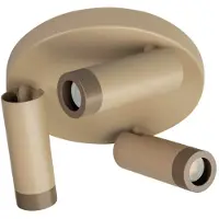 Eth Zandkleurige plafondlamp Miller Sand 3-lichts