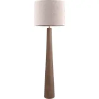 Masterlight Vloerlamp Woodie natural wood h.173cm