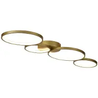 Searchlight Led plafondlamp Cirque goud