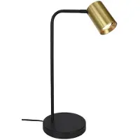Artdelight Tafellamp Megano H 45 cm zwart goud