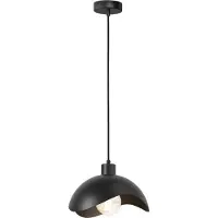 Masterlight Design hanglamp Volta Ø30cm - golvend - zwart