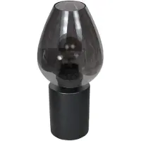 Steinhauer Tafellamp Bloeba Smoke Glas Ø 15cm