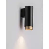 Lyora Wandspot Nessi zwart met goud