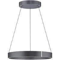 Paul Neuhaus Ronde Hanglamp Pure E Clipse Grijs Ø 70cm